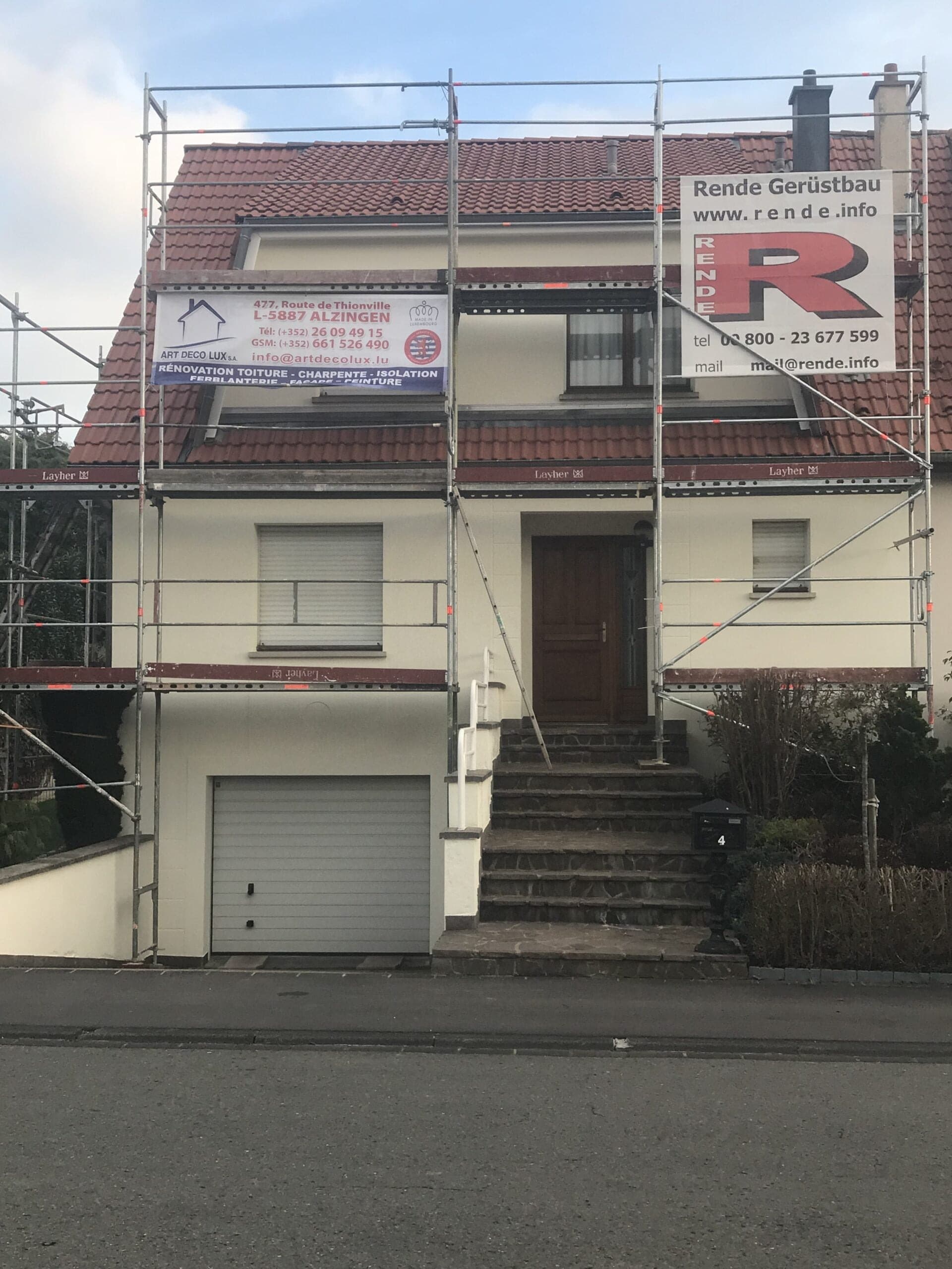 Finition de façade