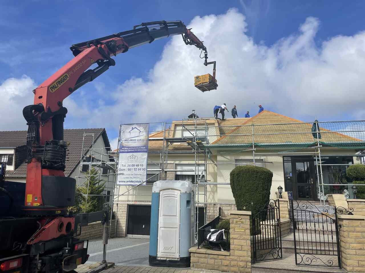 Toiture en ardoise