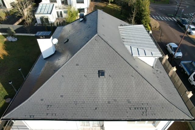 Vue drone toiture